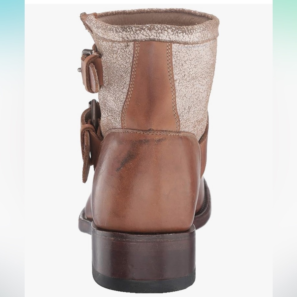 STETSON WOMENS MIA Western Boots - size 6.5 - ankle boots leather brown tan - Picture 16 of 16